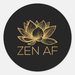 Adesivo Flor de Lótus Zen Engraçado Yoga Namaste Meditação