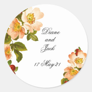 Adesivo Flor de Maçã Cód'água Cód. de Casamento