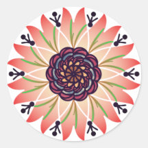 flor de mandala rosa
