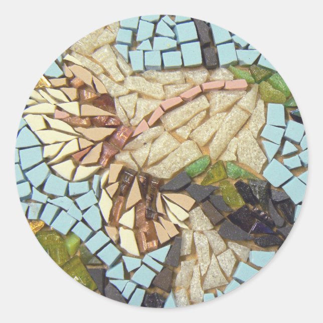 Adesivo Flor de mosaico (Frente)
