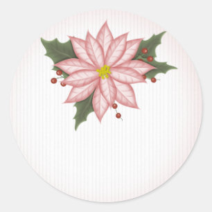 Adesivo Flor de Poinsetta Rosa de Natal