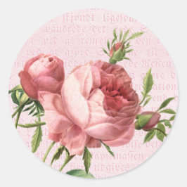 Adesivo Flor de rosa cor-de-rosa pastél