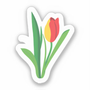 Adesivo Flor de Tulipa   Floral Fofo