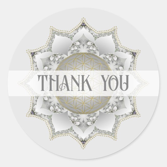 Adesivo Flor De Vida - Blossomas Mandala 1 (Frente)