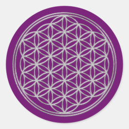 Adesivo Flor de Vida / Blume des Lebens - Cristal brilhant