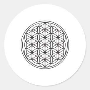 Adesivo Flor De Vida Clic Geometria Sagrada Yoga Nova Era