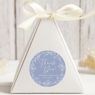 Adesivo Flor de Vinca Simples Obrigado Casamento