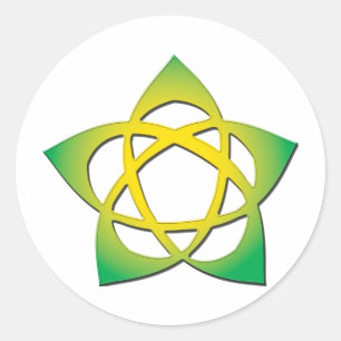 Adesivo Flor de Wicca