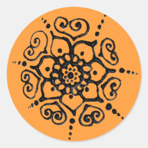 Adesivo Flor do amor (Henna)