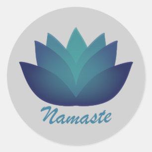 Adesivo Flor do Namaste Lotus