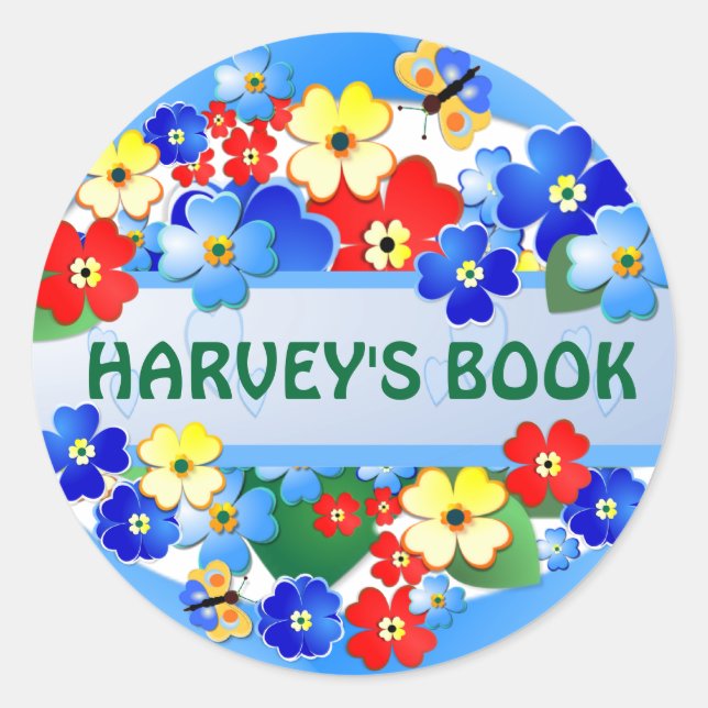 Adesivo Flor Garden ~ Name Sticker (Frente)