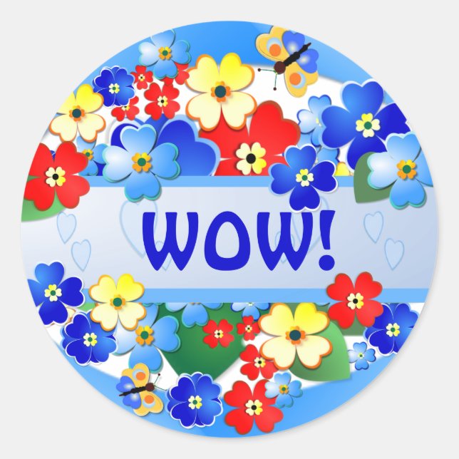 Adesivo Flor Garden ~ Prêmio Stick # 4 (Frente)