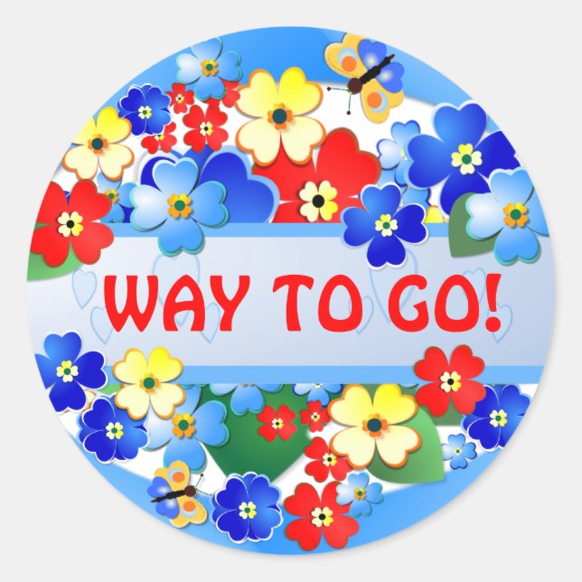 Adesivo Flor Garden ~ Prêmio Sticker (Frente)