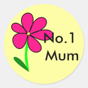 Adesivo flor, Mãe nº 1