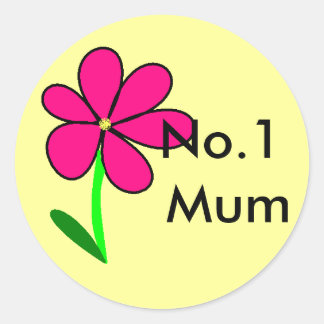 Adesivo flor, Mãe n.o 1