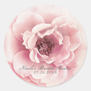 Adesivo Flor Peônia Floral Rosa e Dourada Glam Personaliza