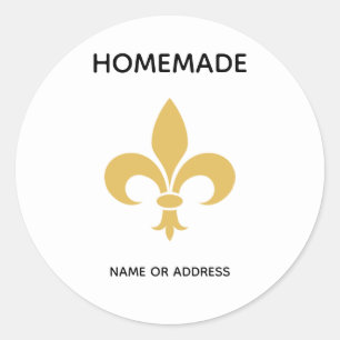 Adesivo Flor personalizada e texto caseiro em branco