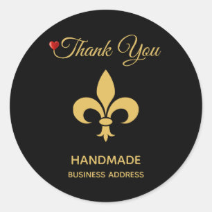 Adesivo Flor personalizada elegante e texto feito à mão em