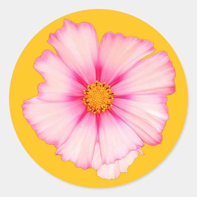 Adesivo Flor rosa (Frente)