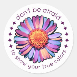 Adesivo Flor Roxo Rosa Rosa Maravilha Azul Margarida Bisse