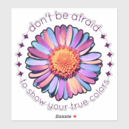 Adesivo Flor Roxo Rosa Rosa Maravilha Azul Margarida Bisse