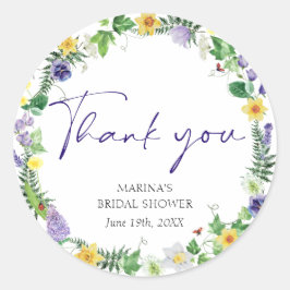 Adesivo Flor Silvestre Elegante 