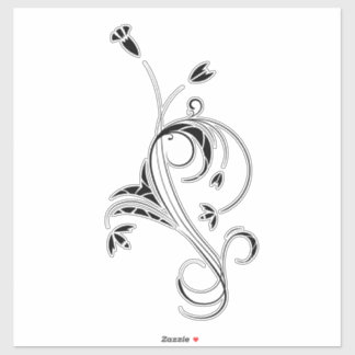 Adesivo Flor Tribal