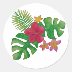 Adesivo Flor tropical