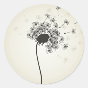 Adesivo Flor, um dandelion