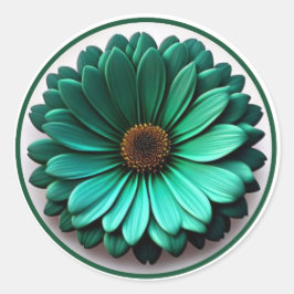 Adesivo Flor Verde bonito nº 1