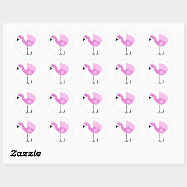 Adesivo Flora Flamingo Sticker (Folha)
