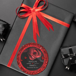 Adesivo Florais Vermelhos Pretos Escuros e Moosos