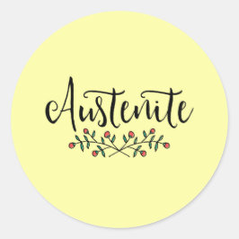 Adesivo Floral Austenite
