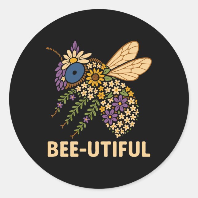 Adesivo Floral Bee Fusion Bee-Uely (Frente)