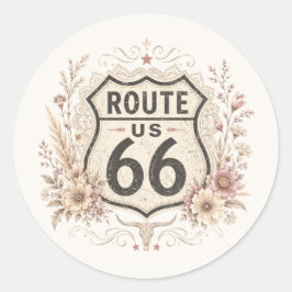 Adesivo Floral Boho Mother Road