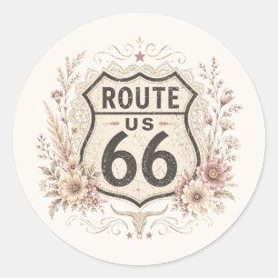 Adesivo Floral Boho Mother Road