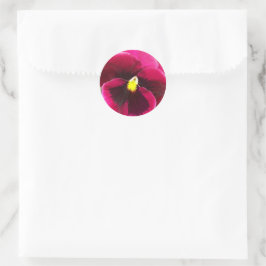 Adesivo Floral bonito Purple Pansy