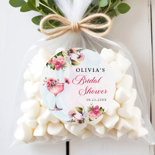 Adesivo Floral Brunch E Chá de panela De Borracha