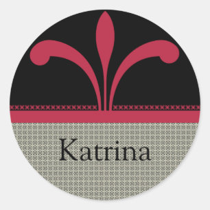 Adesivo Floral Chic Stickers, Magenta