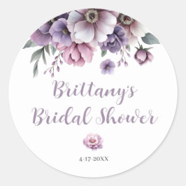 Adesivo Floral de Lavanda de Água de chá de panela