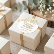 floral dourado nikah casamento muçulmano jazakumul