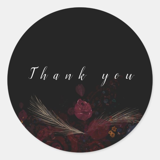 Adesivo Floral elegante (Frente)