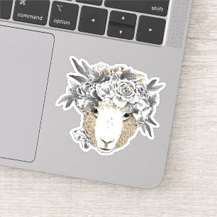 Adesivo Floral Halo Sheep