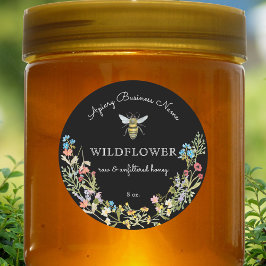 Adesivo Floral Honey Bee Custom