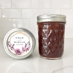 Adesivo Floral Islâmico Nikkah Wedding Favor