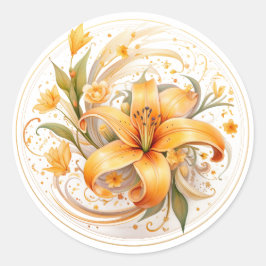 Adesivo Floral Lily