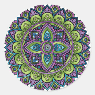 Adesivo Floral Mandala