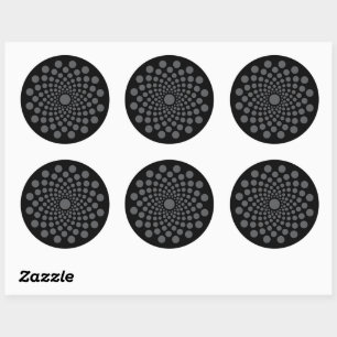 Adesivo Floral Mandala Modelo Classic Round Sticker