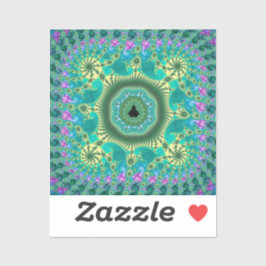 Adesivo Floral Mandelbrot Fractal