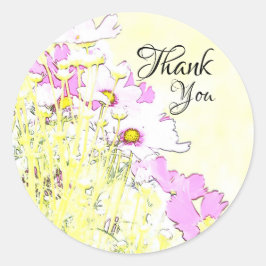 Adesivo Floral Monogram Sticker